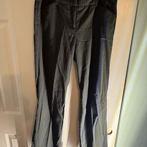 New York & Company Charcoal Pinstripe pants